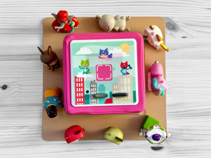 Square Plate Shelf (Magnetic) for Tonie Box 1