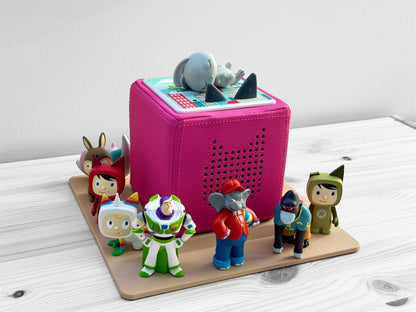 Square Plate Shelf (Magnetic) for Tonie Box 1