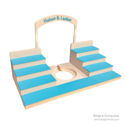 Personalised Large Stairs Shelf (Magnetic) for Tonie Box