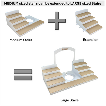 Extension for Medium Stairs Shelf (Toniebox 1)