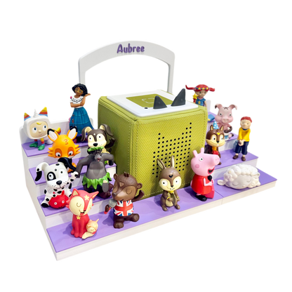 Personalised Tonie Box Shelf for storage of Tonie characters. Individual colour selection for your Tonie storage